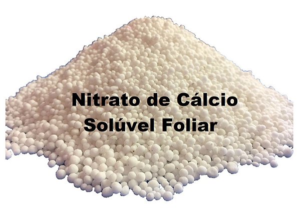 25kg Nitrato de Cálcio Adubo Fertilizante Solúvel Foliar Hidroponia Fertirrigação
