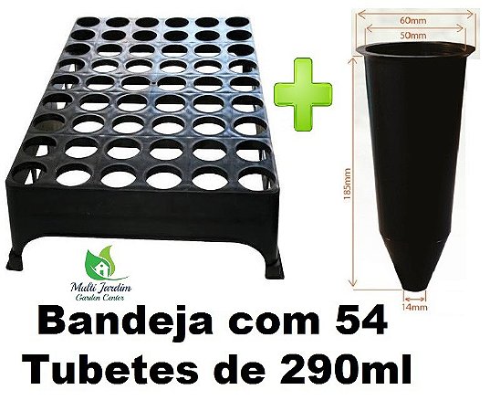 Bandeja + 54 Tubetes De 290ml Mudas Sementes Nativas Café