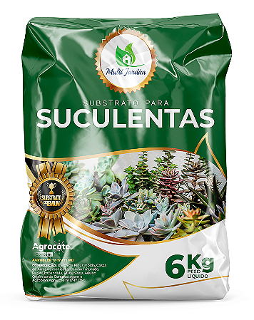 6kg Substrato Para Suculentas E Cactos Multi Jardim Premium