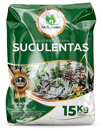 15kg Substrato Para Suculentas E Cactos Multi Jardim Premium
