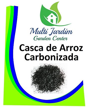 casca de arroz carbonizada Substrato Drenagem