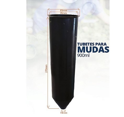 100 Tubetes 900ml Sementes Mudas Nativas Café Mogno