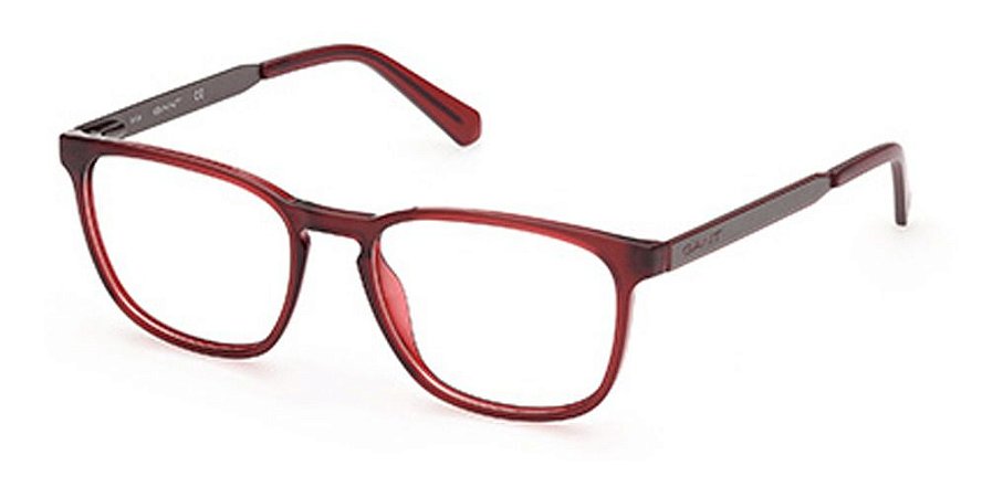 Óculos Armação Gant Ga3217 067 Vermelho Acetato Masculino