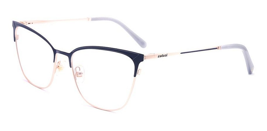 Óculos Armação Colcci Feminino C6135k2355 Feminino Azul