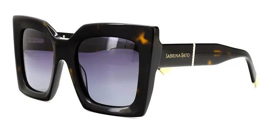 Óculos De Sol Sabrina Sato Ss633 C2 Marrom Mesclado Degrade