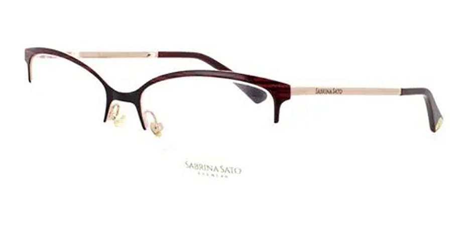 Óculos Armação Sabrina Sato Ss496 C2 Feminino Café Marrom