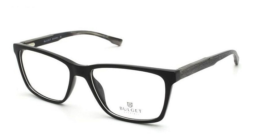 Óculos De Grau Bulget Bg6243i A01 Preto / Texturizado