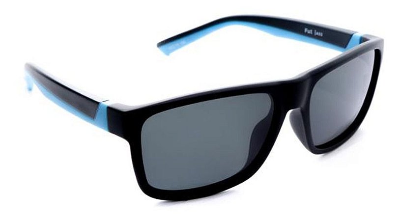Óculos De Sol Speedo Fut A02 Infantil Polarizado Preto  Azul