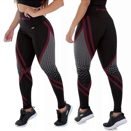 LEGGING MESCLA SUBLIMADA CÓS ALTO NÃO FICA TRANSPARENTE