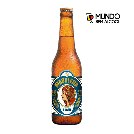 Cerveja Madalena Lager Zero Álcool - 355 ml