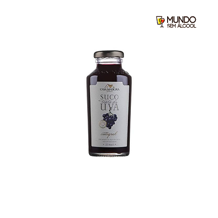 Suco de Uva Integral  Casa Madeira – 250 ml – Brasil