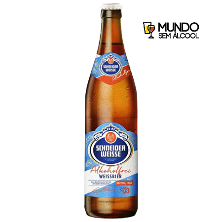 Cerveja de Trigo Schneider Weisse TAP 3 Alkoholfrei Sem Álcool – Long Neck 500 ml - Alemanha