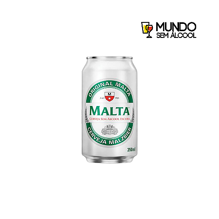Cerveja Escura Malzbier Malta Sem Álcool – Lata 350 ml - Brasil