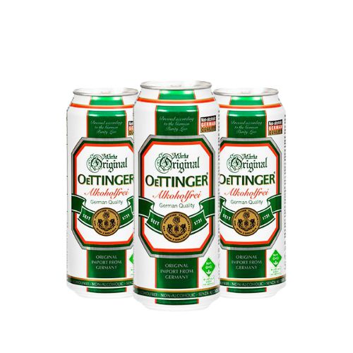Combo de Cerveja Sem Álcool Oettinger - 3 UN Lata 500 ml - Alemanha