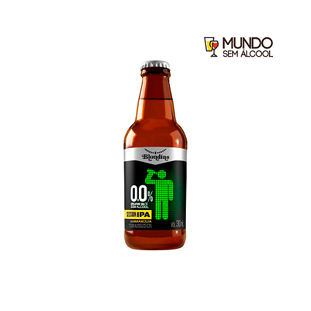 Cerveja Sem Álcool Artesanal Blondine Session IPA Maracujá - Long Neck 300 ml - Brasil