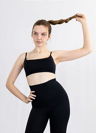 Top Bio Light Slim Alcinha  - PRETO - M