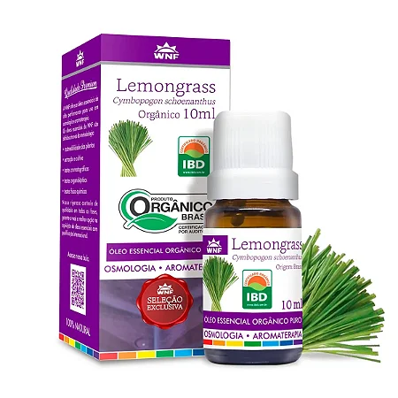 OLEO ESSENCIAL LEMONGRASS 10ML (ORG)