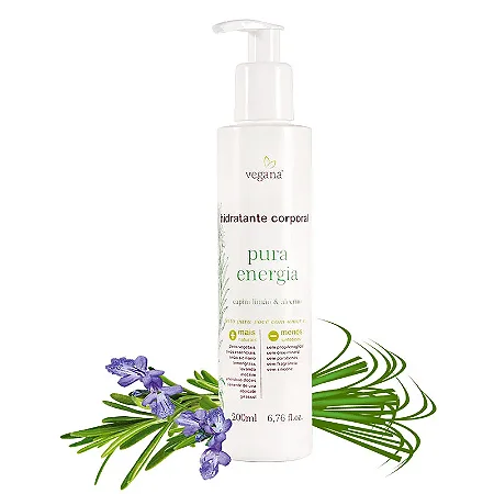 VEGANA HIDRATANTE CORPORAL PURA ENERGIA 200ML