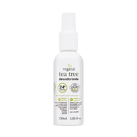 VEGANA DESODORANTE CORPORAL TEA TREE 120ML