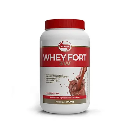 VITAFOR WHEY FORT 3W CHOCOLATE POTE 900G
