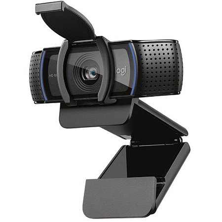 Webcam Logitech C920s Pro Full HD, 1080p, 30 FPS, Áudio Estéreo com Microfones