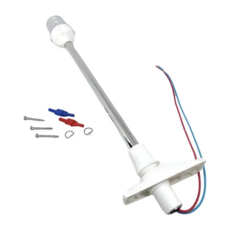MASTRO COM LUZ LED DE ALCANÇADO 60CM BRANCO