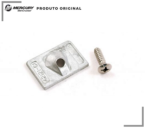 ANODO QUADRADO RABETA MERCURY 4 / 15HP 42121Q02