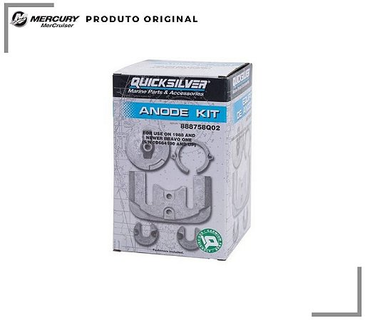 KIT ANODO RABETA MERCRUISER BRAVO I 888758Q02