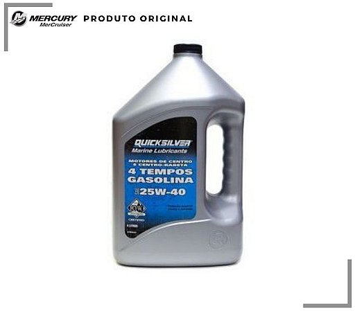 ÓLEO QUICKSILVER GASOLINA SAE-25W-40 4L