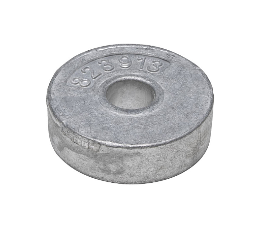 ANODO DA RABETA BLOCO MOTOR MERCURY 3.3HP ATÉ 40HP ORIGINAL 823913Q