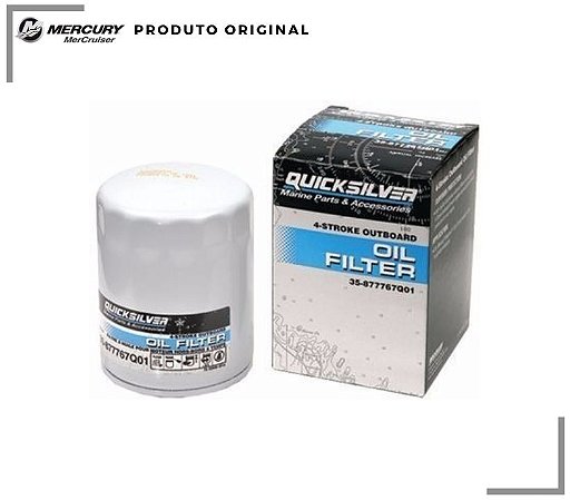 FILTRO DE ÓLEO MERCURY VERADO 175 / 275HP 4 CILINDROS 877767Q01