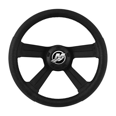 VOLANTE ATTWOOD MERCURY PRETO EMBORRACHADO