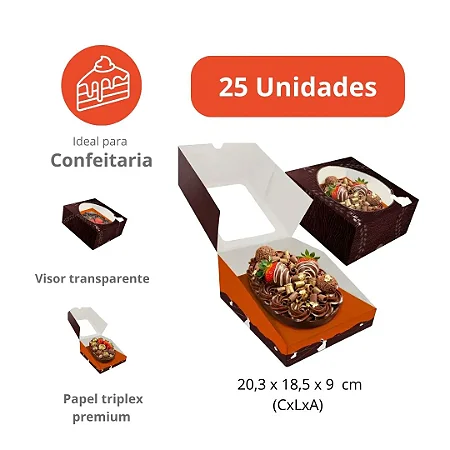 KPD73D-LARANJA -25 unid - Embalagem Kit Premium de Páscoa p/ 1 ou 2 Ovos de Colher