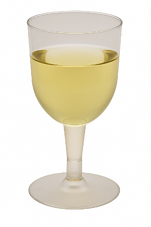 Taça de Vinho Cristal 170ml WER para Festas Eventos e Brindes 2 unidades