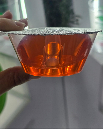 10 un – Forma para Pudim 90ml Forneável com Tampa e Selo de Alumínio Wer
