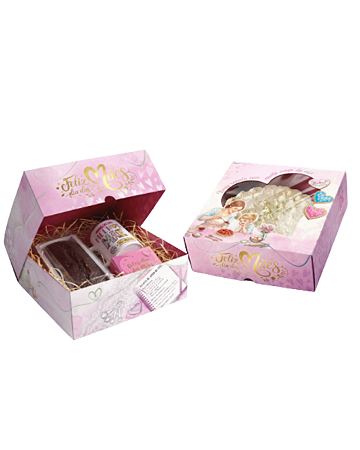 PD64-MAE-26- 25 unid - Caixa para Torta que cabe Pudim de 1100 ml da Wer