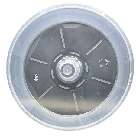 PW53/TWH- NOVO - 50 unid - Forma De Pudim Forneável Wer Atende Celíacos C/ Tampa 1100 ml