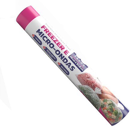 Kit 5 un – Bobina Plástica Picotada 30x40cm para Freezer, Geladeira e Comércio