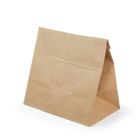 SCO3 - 200 unid - Saco kraft para delivey grande Liso