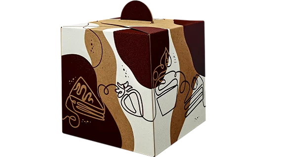 PD112K -100 unid - Embalagem para mini bolos, altos e confeitados de até 13cm