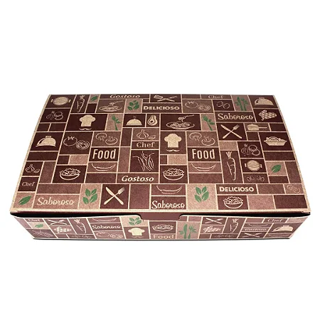 BA4 -100 unid -  Caixa Box antivazamento para comidas diversas grande (1800 ml)