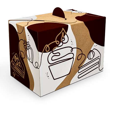 PD111K - 100 unid -  Embalagem para mini bolos, altos e confeitados