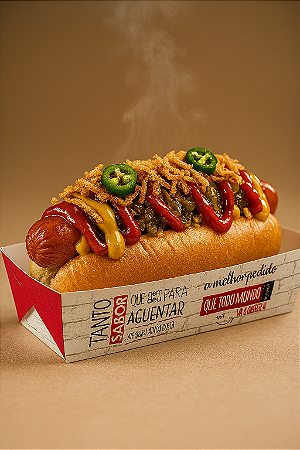 D1 - Embalagem para Hot Dog Balcão – 100 unidades