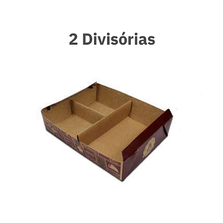 DPBA4- Divisória Pequena para Caixa Box BA4 – 100 Unidades | Segmentação de Marmita