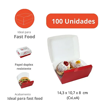 PD201 -100 unid - Caixa Embalagem Combo Multi Uso