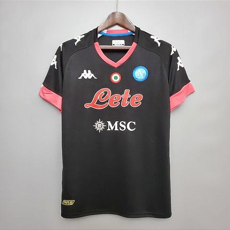 Camisa napoli preta Clearance