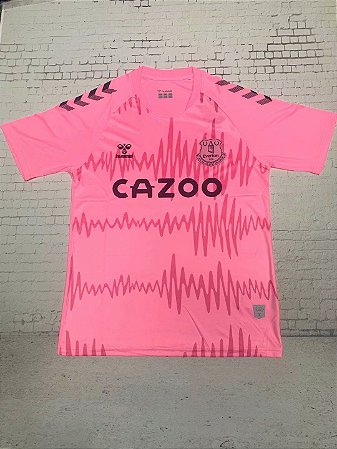 camisa rosa everton