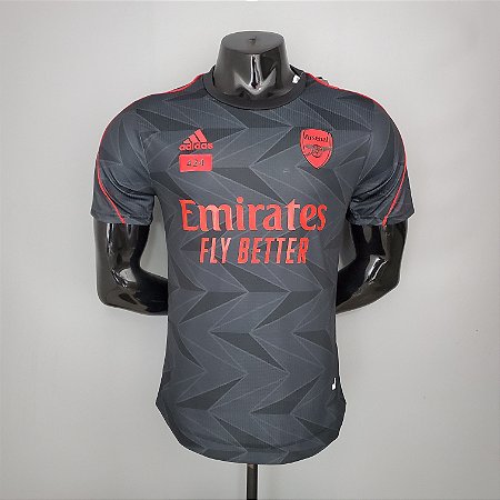 Camisa Arsenal "Adidas x 424" Treino Preto 2021/22 (PLAYER) - FutShopee -  Artigos Esportivos