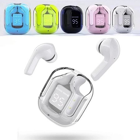 Fone Transparente de Ouvidos Bluetooth TWS