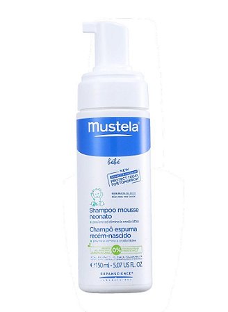 Shampoo Mousse Mustela Bébé Recém Nascido 150ml
